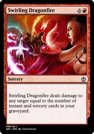 Swirling Dragonfire