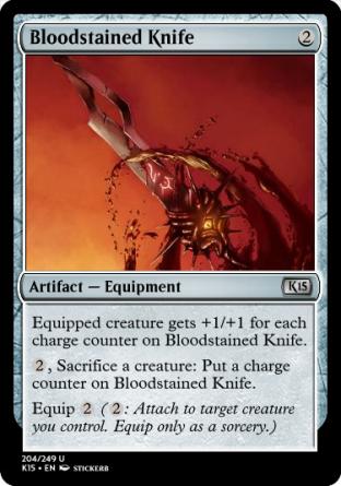 Bloodstained Knife