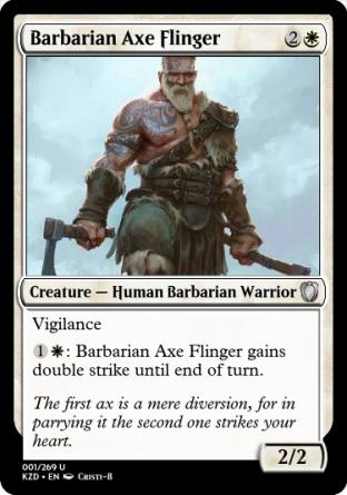 Barbarian Axe Flinger