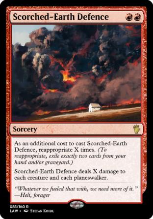 Scorched-Earth Defence