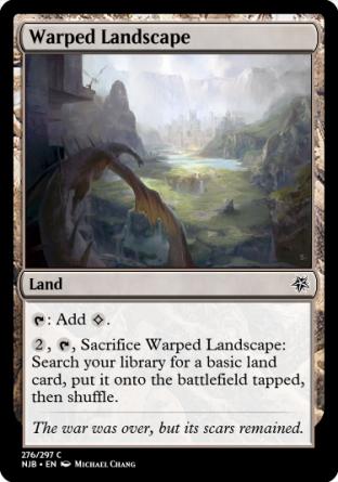 Warped Landscape