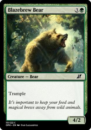Blazebrew Bear