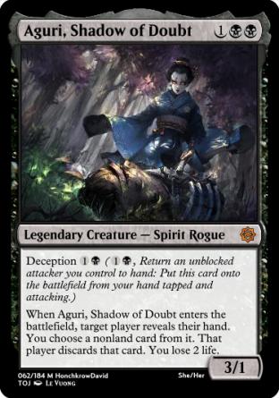 Aguri, Shadow of Doubt