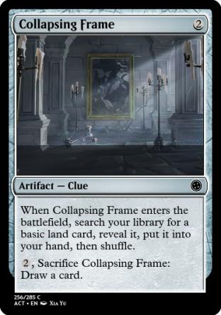 Collapsing Frame