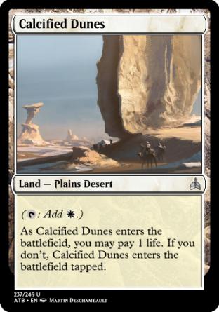 Calcified Dunes