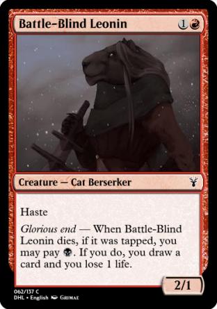 Battle-Blind Leonin