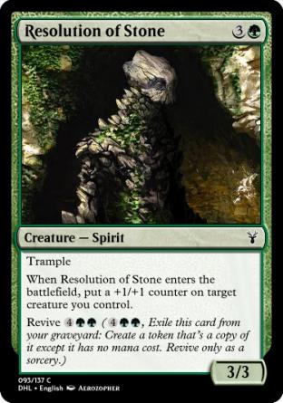 Resolution of Stone