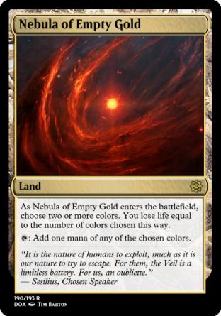 Nebula of Empty Gold