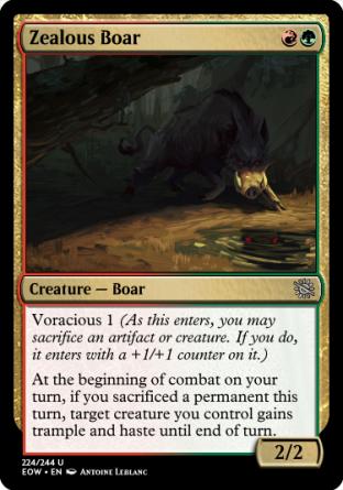 Zealous Boar