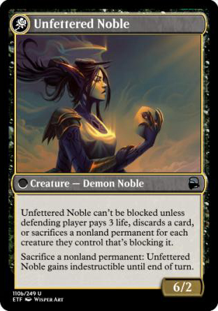 Unfettered Noble