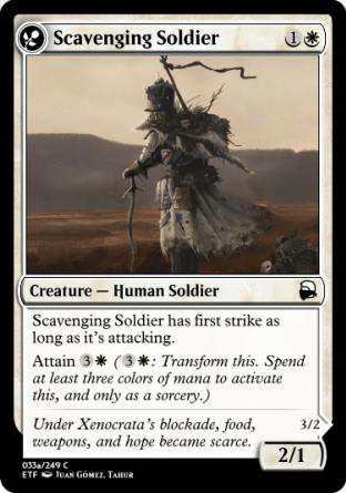 Scavenging Soldier
