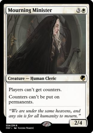 Mourning Minister