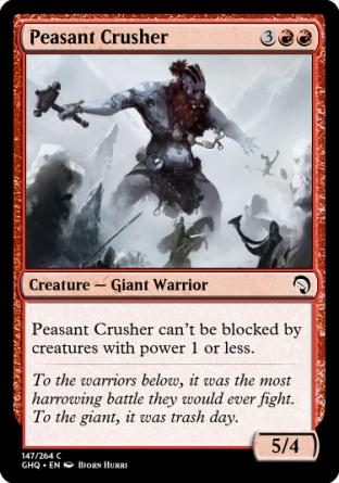 Peasant Crusher