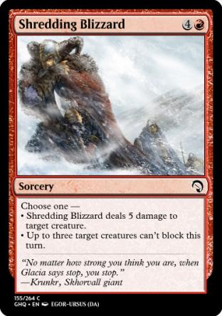 Shredding Blizzard