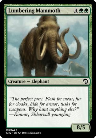 Lumbering Mammoth
