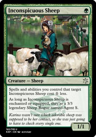 Inconspicuous Sheep