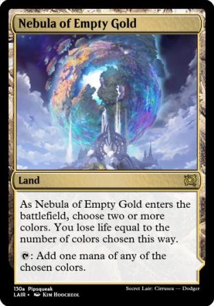 Nebula of Empty Gold