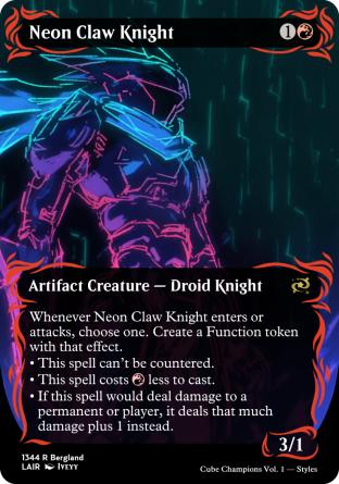 Neon Claw Knight