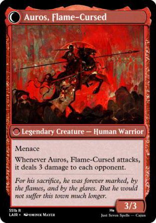 Auros, Flame-Cursed