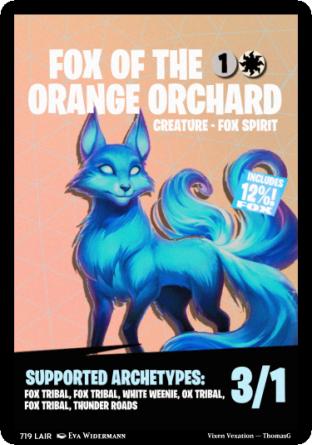 Fox of the Orange Orchard