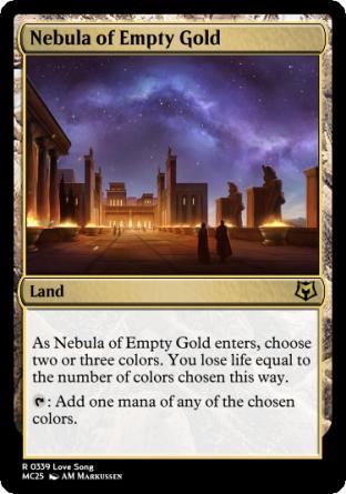 Nebula of Empty Gold