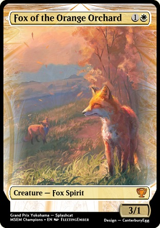 Fox of the Orange Orchard