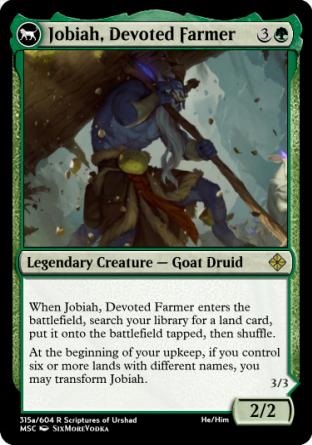 Jobiah, Devoted Farmer