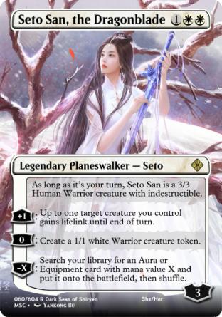 Seto San, the Dragonblade