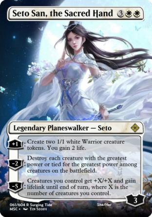 Seto San, the Sacred Hand