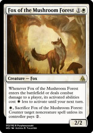 Fox of the Mushroom Forest