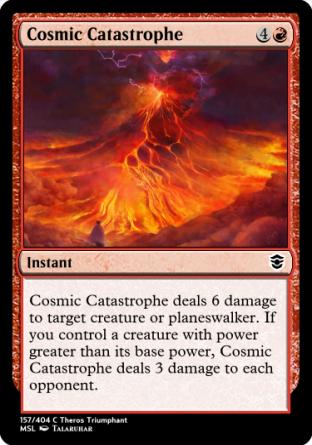 Cosmic Catastrophe
