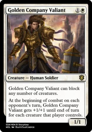 Golden Company Valiant
