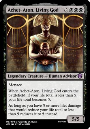 Achet-Aton, Living God