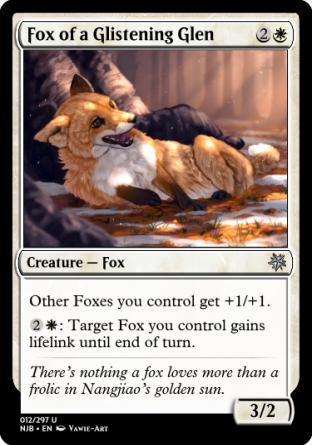 Fox of a Glistening Glen