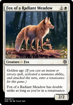 Fox of a Radiant Meadow