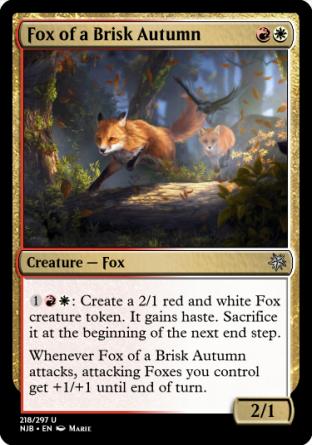 Fox of a Brisk Autumn