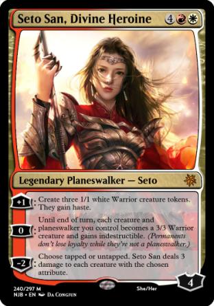 Seto San, Divine Heroine