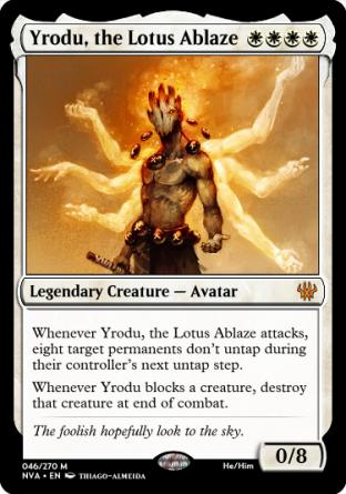 Yrodu, the Lotus Ablaze