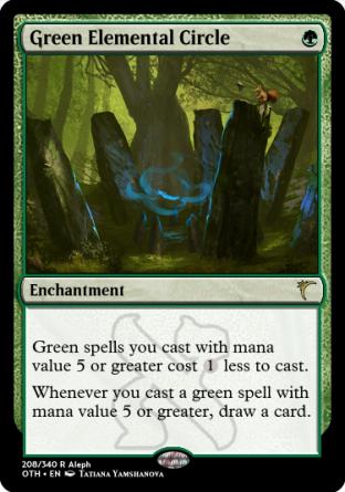 Green Elemental Circle