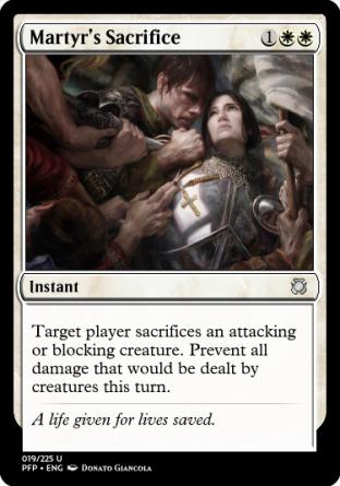 Martyr's Sacrifice