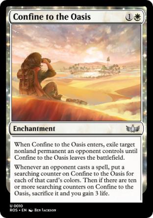 Confine to the Oasis