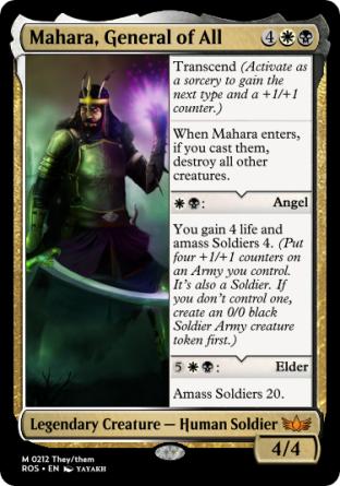 Mahara, General of All