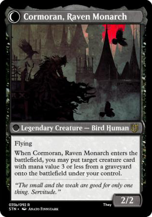 Cormoran, Raven Monarch