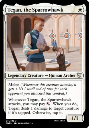 Tegan, the Sparrowhawk