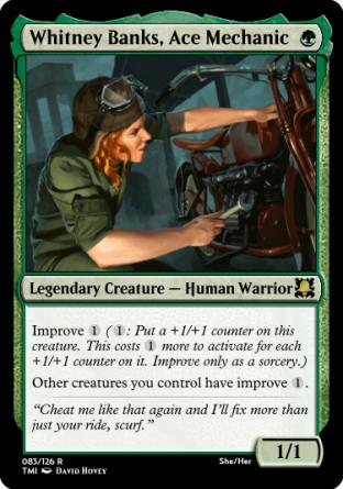 Whitney Banks, Ace Mechanic