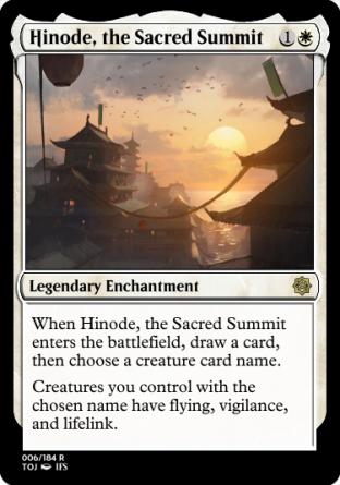 Hinode, the Sacred Summit