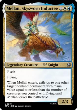 Mellan, Skysworn Inductee
