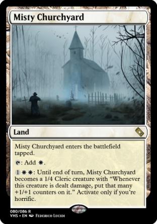 Misty Churchyard